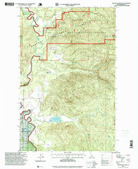 Prater Mountain 1996 topographic map thumbnail