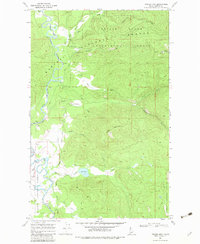 Prater Mtn 1967 topographic map thumbnail