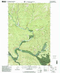 Prichard 1996 topographic map thumbnail