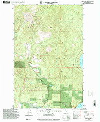 Priest Lake NW 1996 topographic map thumbnail