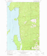 Priest Lake SE 1967 topographic map thumbnail
