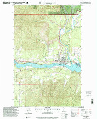 Priest River 1996 topographic map thumbnail
