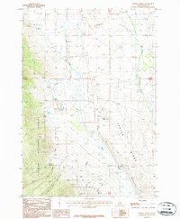 Purcell Spring 1987 topographic map thumbnail