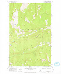 Pyramid Peak 1969 topographic map thumbnail