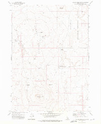Quaking Aspen Butte 1972 topographic map thumbnail