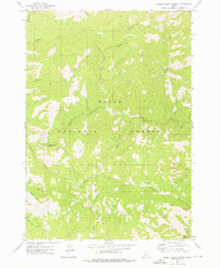 Rabbit Creek Summit 1972 topographic map thumbnail