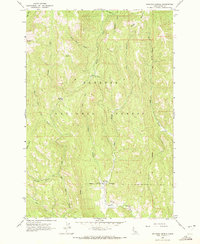Railroad Saddle 1963 topographic map thumbnail