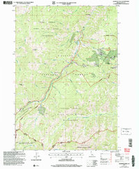 Rainbow Peak 2004 topographic map thumbnail