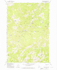 Rainbow Peak 1973 topographic map thumbnail