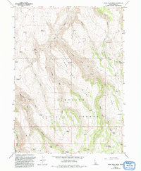 Rams Horn Ridge 1965 topographic map thumbnail