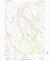 Rams Horn Ridge 1965 topographic map thumbnail