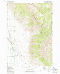 Ramshorn Canyon 1969 topographic map thumbnail