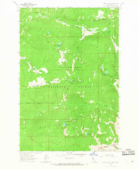 Ranger Peak 1964 topographic map thumbnail