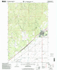 Rathdrum 1996 topographic map thumbnail