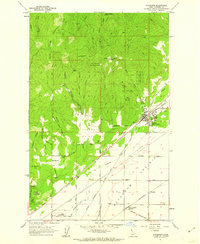 Rathdrum 1961 topographic map thumbnail