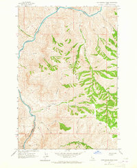 Rattlesnake Ridge 1963 topographic map thumbnail