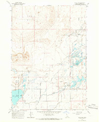 Rays Lake 1964 topographic map thumbnail