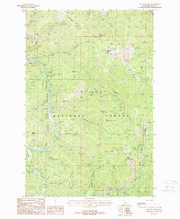 Red Ives Peak 1988 topographic map thumbnail