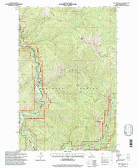 Red Ives Peak 1995 topographic map thumbnail