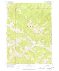 Red Ridge 1966 topographic map thumbnail