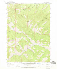 Red Ridge 1966 topographic map thumbnail