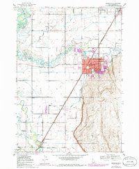 Rexburg 1949 topographic map thumbnail