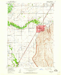 Rexburg 1949 topographic map thumbnail