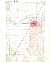 Rexburg 1949 topographic map thumbnail