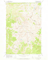 Rhodes Peak 1966 topographic map thumbnail