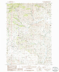 Richardson Summit 1986 topographic map thumbnail