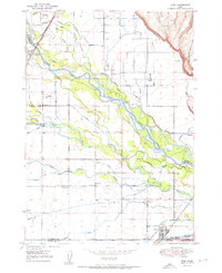 Ririe 1950 topographic map thumbnail