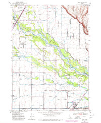 Ririe 1950 topographic map thumbnail