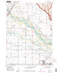 Ririe 1950 topographic map thumbnail