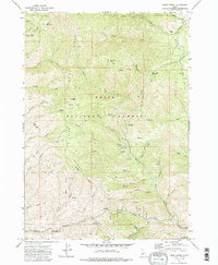 Robie Creek 1972 topographic map thumbnail