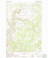 Rocky Comfort Flat 1986 topographic map thumbnail
