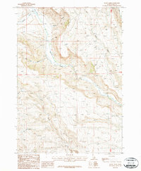 Rocky Creek 1987 topographic map thumbnail