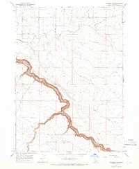 Roseworth NE 1965 topographic map thumbnail