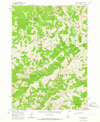 Ross Peak 1964 topographic map thumbnail