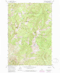 Running Lake 1966 topographic map thumbnail