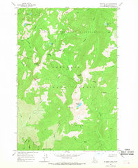 Running Lake 1966 topographic map thumbnail