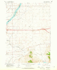 Rupert SE 1964 topographic map thumbnail