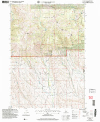Rush Peak 2004 topographic map preview