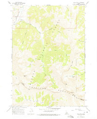 Ryan Peak 1967 topographic map thumbnail