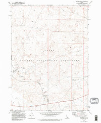 Ryegrass Flat 1973 topographic map thumbnail