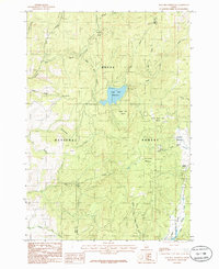 Sage Hen Reservoir 1985 topographic map thumbnail