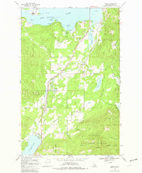 Sagle 1968 topographic map thumbnail