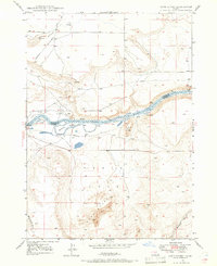 Sand Dunes 1947 topographic map thumbnail
