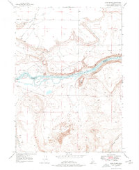 Sand Dunes 1947 topographic map thumbnail
