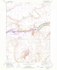 Sand Dunes 1947 topographic map thumbnail