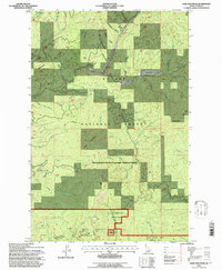 Sand Mountain 1994 topographic map thumbnail